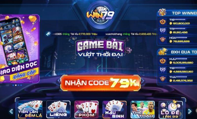 App đánh bài WIN79